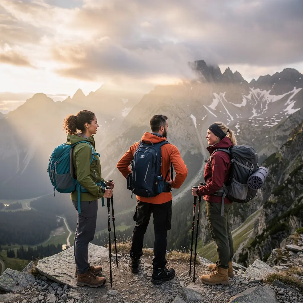 An aerial shot of a vibrant autumn forest in Slovakia, highlighting nature's beauty.